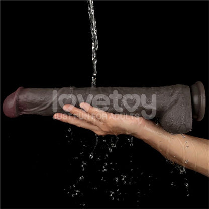 LOVETOY - DUAL LAYERED BENDABLE DILDO XXL 14,5