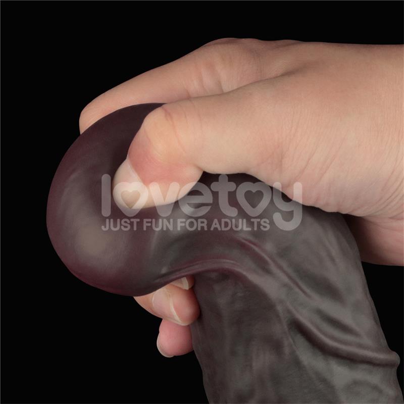 LOVETOY - DUAL LAYERED BENDABLE DILDO XXL 14,5