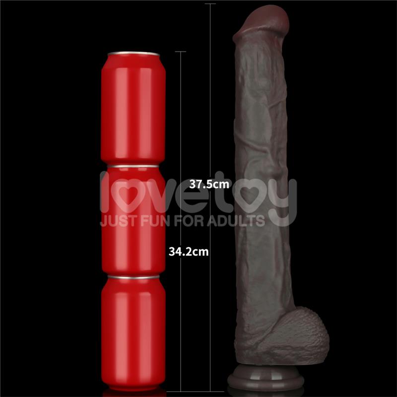 LOVETOY - DUAL LAYERED BENDABLE DILDO XXL 14,5