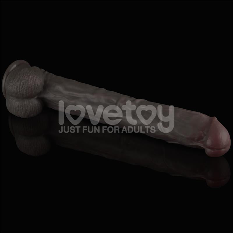 LOVETOY - DUAL LAYERED BENDABLE DILDO XXL 14,5