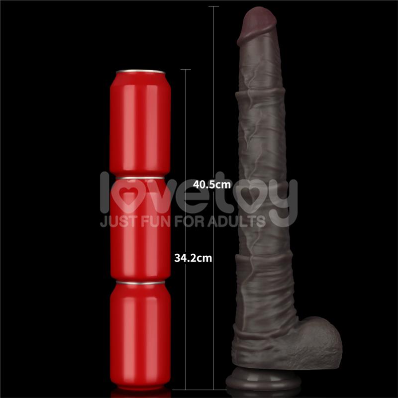 LOVETOY - DUAL LAYERED BENDABLE DILDO XXL 16