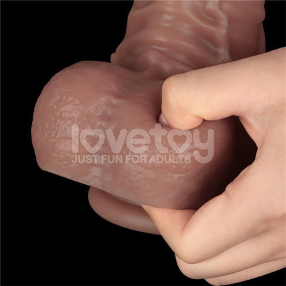 LOVETOY - DUAL LAYERED BENDABLE DILDO XXL 16