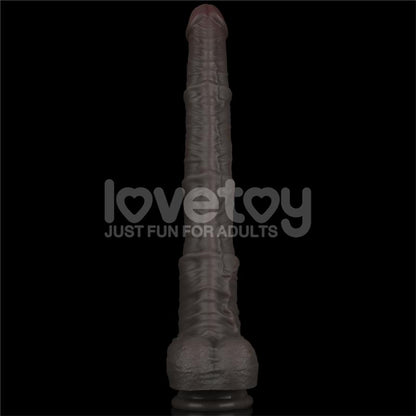 LOVETOY - DUAL LAYERED BENDABLE DILDO XXL 16