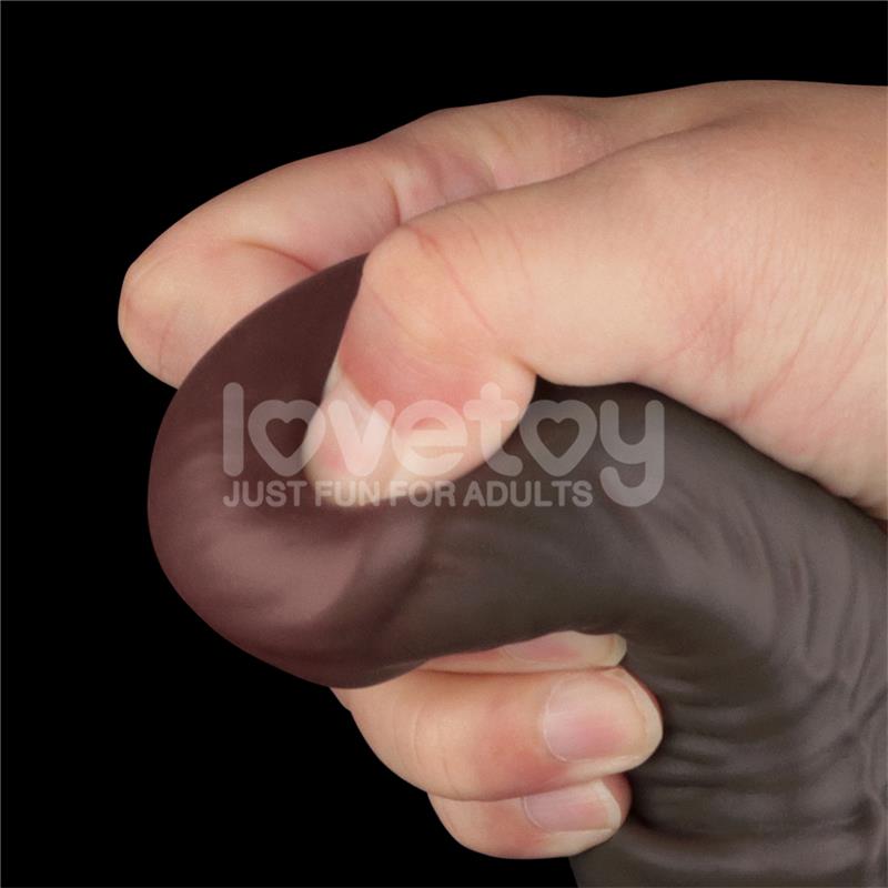 LOVETOY - DUAL LAYERED BENDABLE DILDO XXL 16
