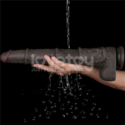 LOVETOY - DUAL LAYERED BENDABLE DILDO XXL 16