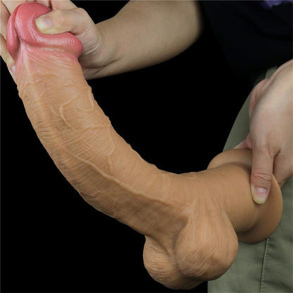 LOVETOY - DUAL LAYERED DILDO 12.5