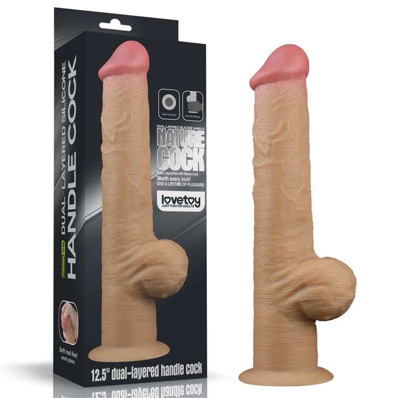 LOVETOY - DUAL LAYERED DILDO 12.5