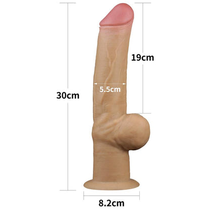 LOVETOY - DUAL LAYERED DILDO 12