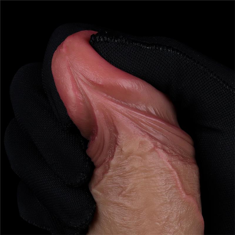 LOVETOY - DUAL LAYERED SILICONE DILDO 7.5