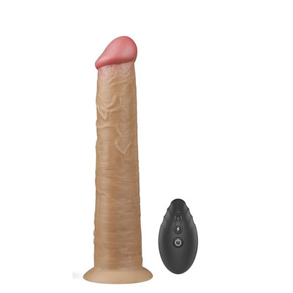 LOVETOY - DUAL LAYERED VIBE WITH ROTATION PLANITUM SILICONE 10