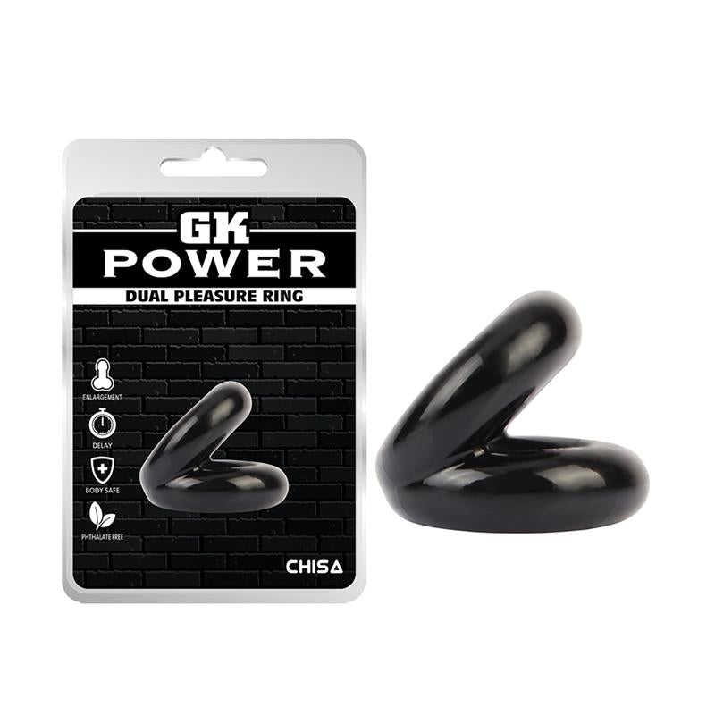 CHISA - DUAL PLEASURE PENIS AND TESTICLES RING