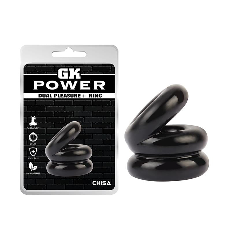 CHISA - DUAL PLEASURE+ PENIS AND TESTICLES RING