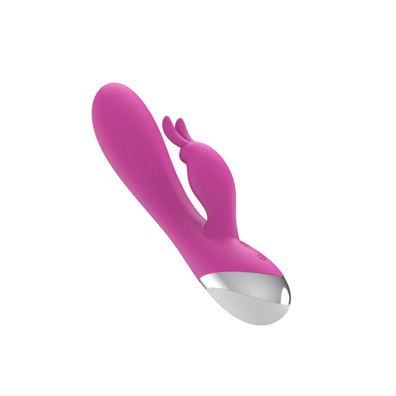 A-GUSTO - DUAL VIBE WITH RABBIT USB SILICONE PINK