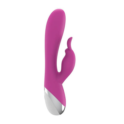A-GUSTO - DUAL VIBE WITH RABBIT USB SILICONE PINK