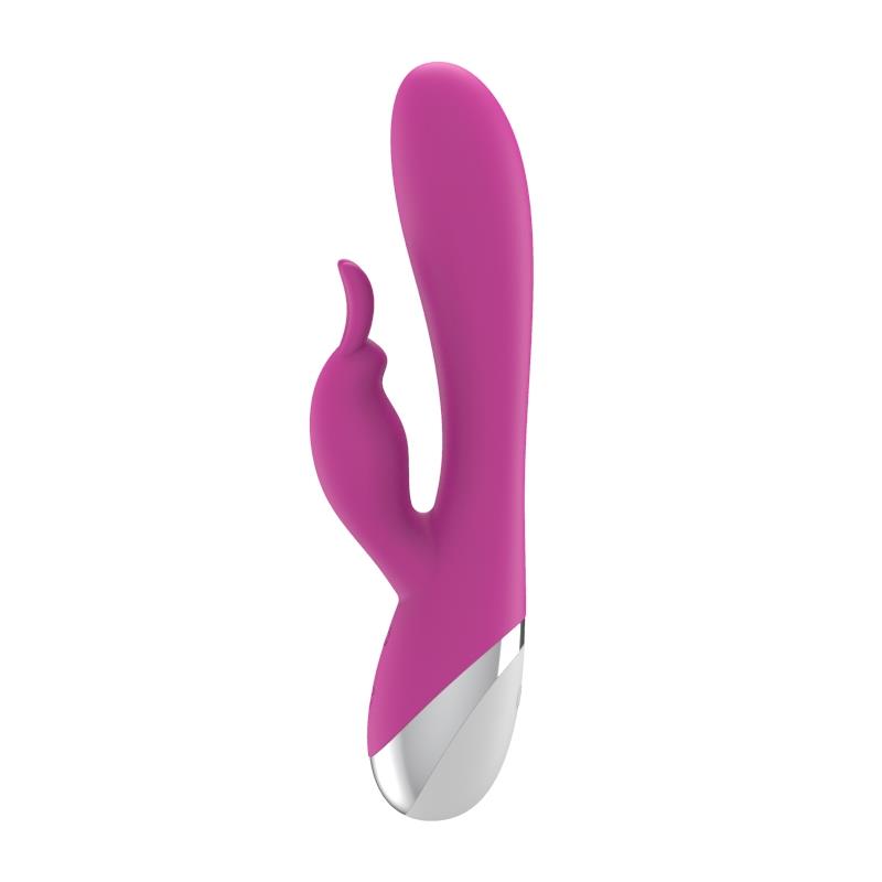 A-GUSTO - DUAL VIBE WITH RABBIT USB SILICONE PINK