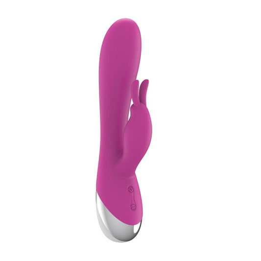 A-GUSTO - DUAL VIBE WITH RABBIT USB SILICONE PINK