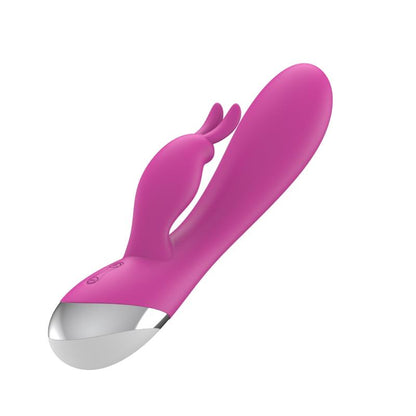 A-GUSTO - DUAL VIBE WITH RABBIT USB SILICONE PINK