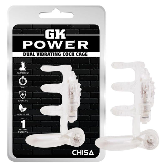 CHISA - DUAL VIBRATING COCK CAGE