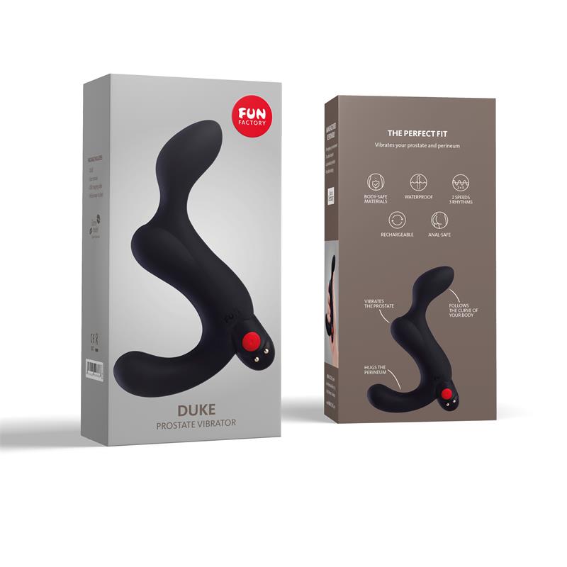 FUN FACTORY - DUKE PROSTATIC VIBRATOR BLACK