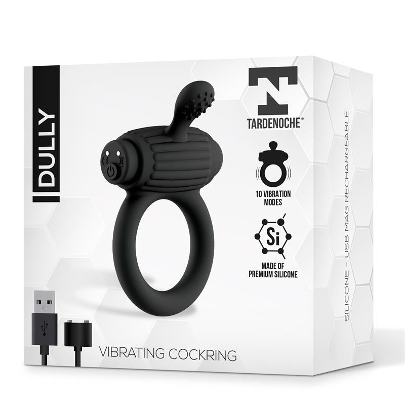 TARDENOCHE - DULLY VIBRATING PENIS RING SILICONE MAGNETIC USB