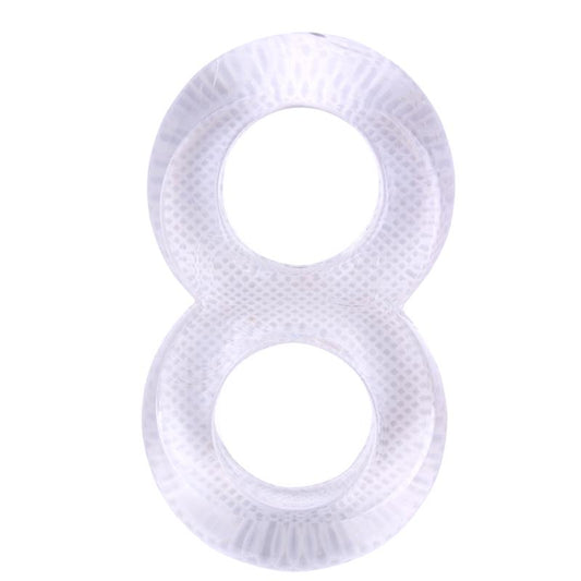 CHISA - DUO COCK 8 BALL RING-CLEAR