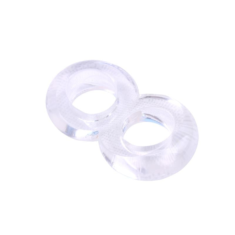 CHISA - DUO COCK 8 BALL RING-CLEAR