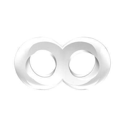 CHISA - DUO COCK 8 BALL RING-CLEAR
