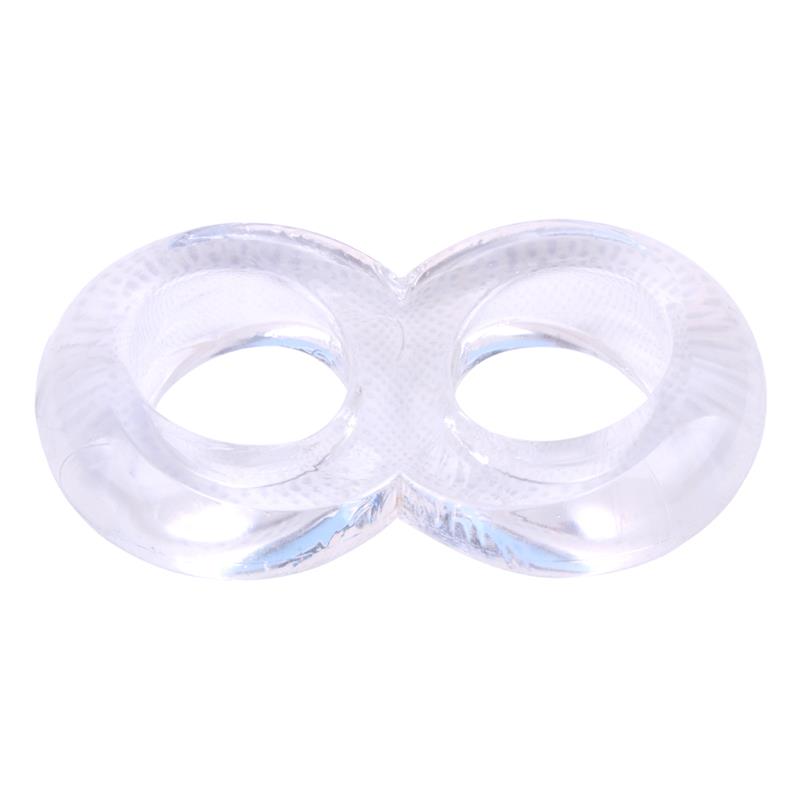 CHISA - DUO COCK 8 BALL RING-CLEAR