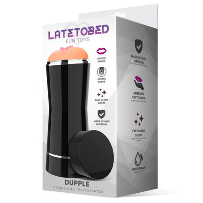LATETOBED - DUPPLE DOUBLE HOLE MASTURBATOR VAGINA AND MOUTH