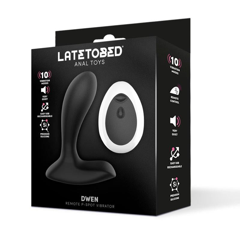 LATETOBED - DWEN P-SPOT VIBRATOR USB WITH REMOTE CONTROL