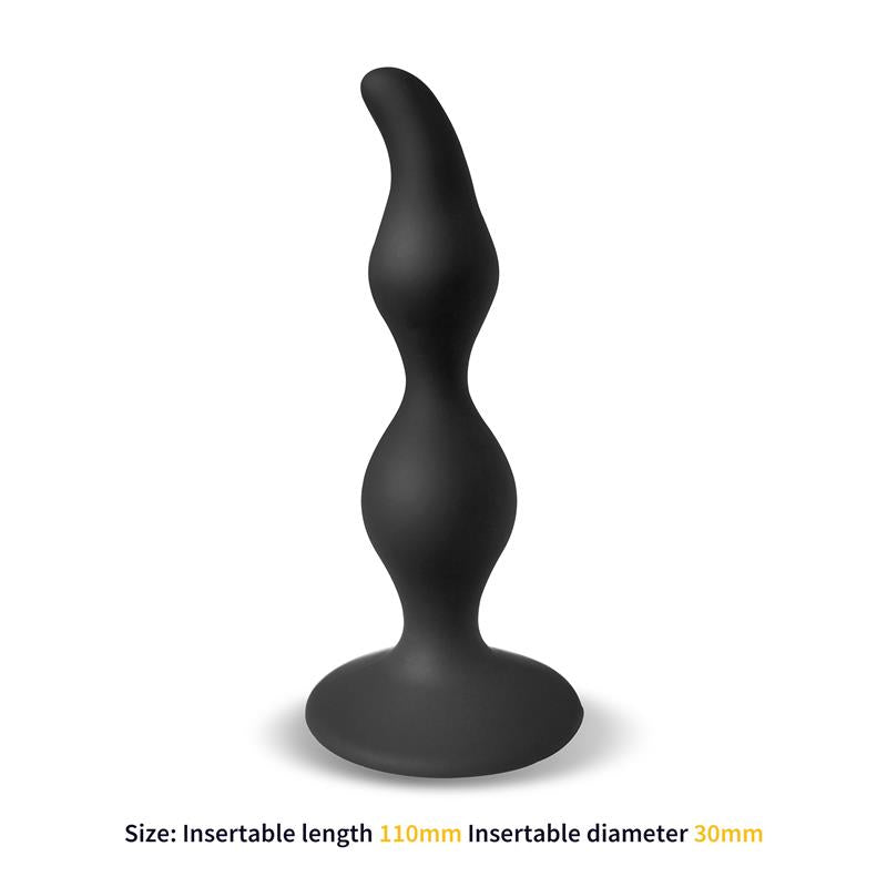 AFTERDARK - DYLAMIC BUTT PLUG SILICONE 11 CM X 3 CM