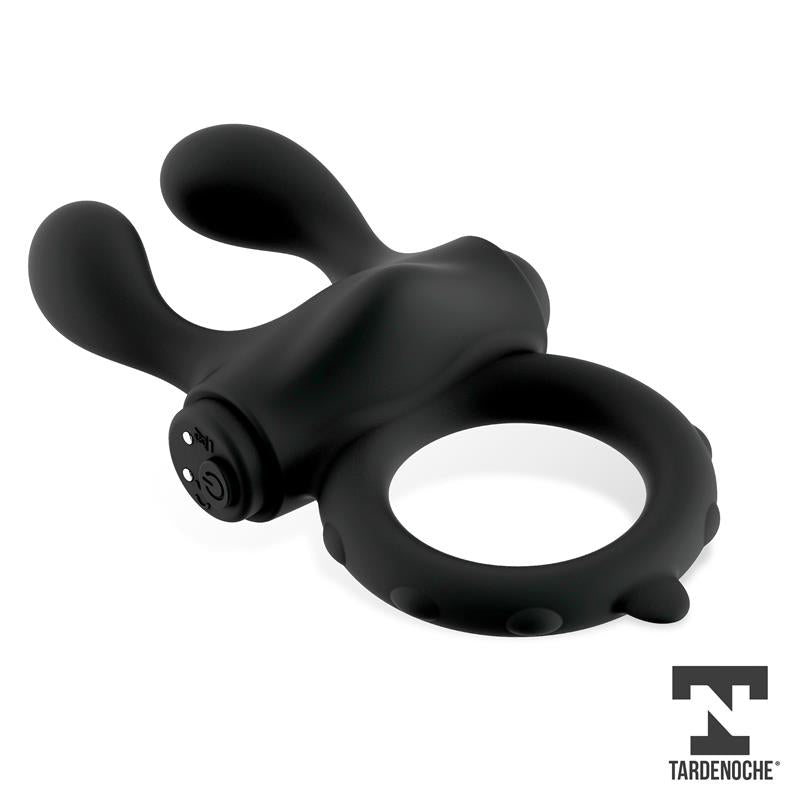TARDENOCHE - EARZY VIBRATING PENIS RING WITH REMOTE CONTROL USB MAGNETIC SILICONE