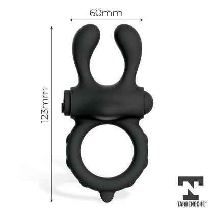 TARDENOCHE - EARZY VIBRATING PENIS RING WITH REMOTE CONTROL USB MAGNETIC SILICONE