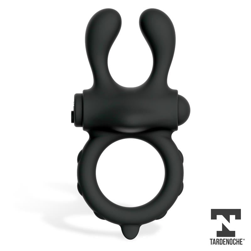 TARDENOCHE - EARZY VIBRATING PENIS RING WITH REMOTE CONTROL USB MAGNETIC SILICONE