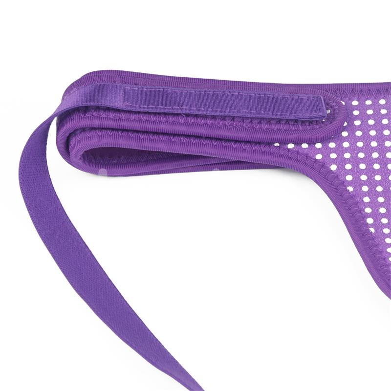 LOVETOY - EASY STRAP ON HARNESS POLKA DOTS PURPLE