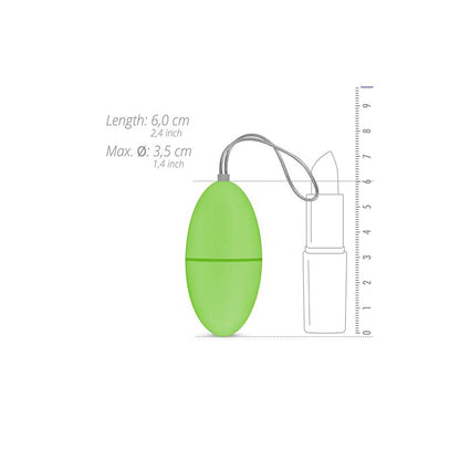EASYTOYS - REMOTE CONTROL VIBRATING EGG - GREEN