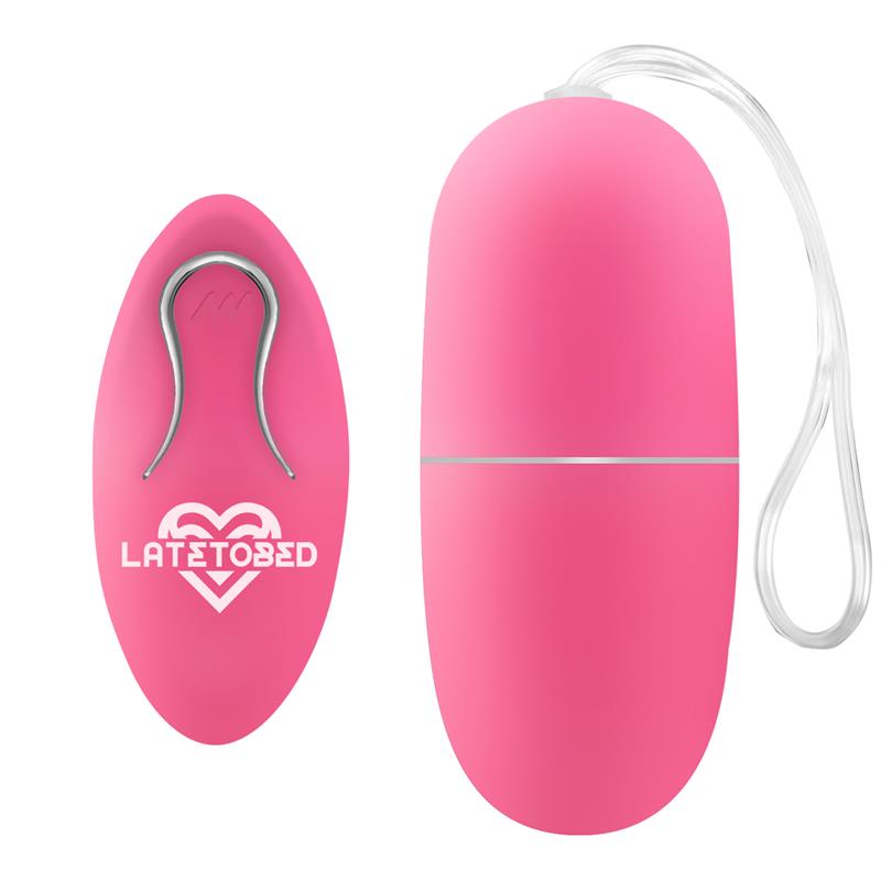 LATETOBED - ECOPINK VIBRATING EGG WITH REMOTE CONTROL