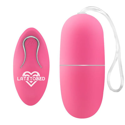 LATETOBED - ECOPINK VIBRATING EGG WITH REMOTE CONTROL