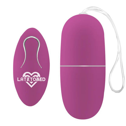 LATETOBED - ECOPURPLE VIBRATING EGG WITH REMOTE CONTROL