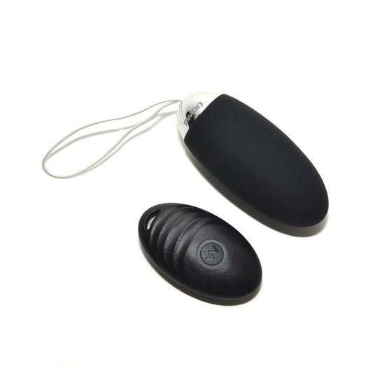 RIMBA TOYS - EGG VIBRATOR WITH REMOTE CONTROL VENICE BLACK