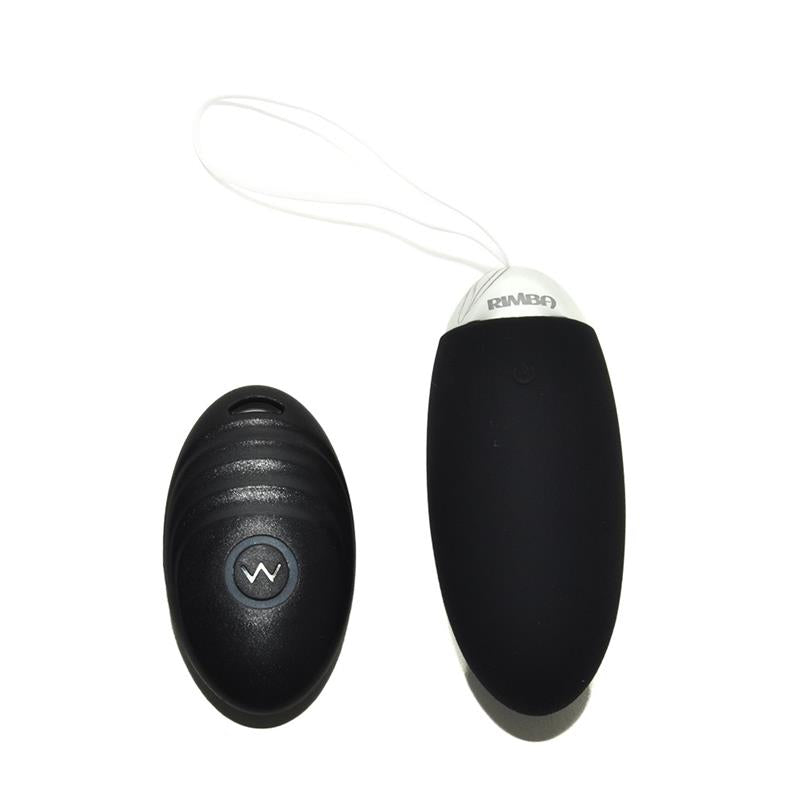 RIMBA TOYS - EGG VIBRATOR WITH REMOTE CONTROL VENICE BLACK