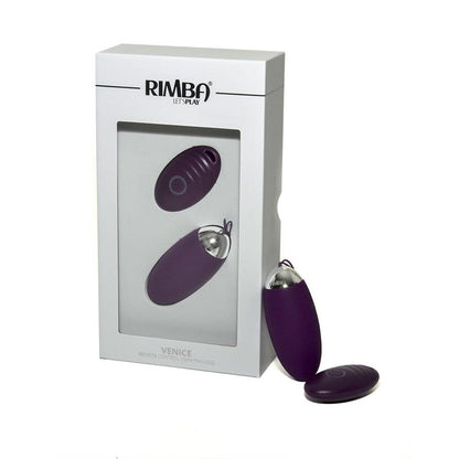 RIMBA TOYS - EGG VIBRATOR WITH REMOTE CONTROL VENICE PURPLE