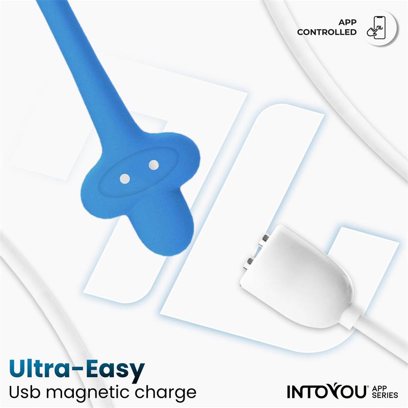 SERIE APP INTOYOU - HUEVO CON VIBRACIÓN Y EMPUJE, MAGNÉTICO, USB