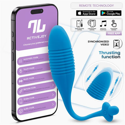 INTOYOU APP SERIES - EGG WITH THRUSTING WITH APP MAGNETIC USB