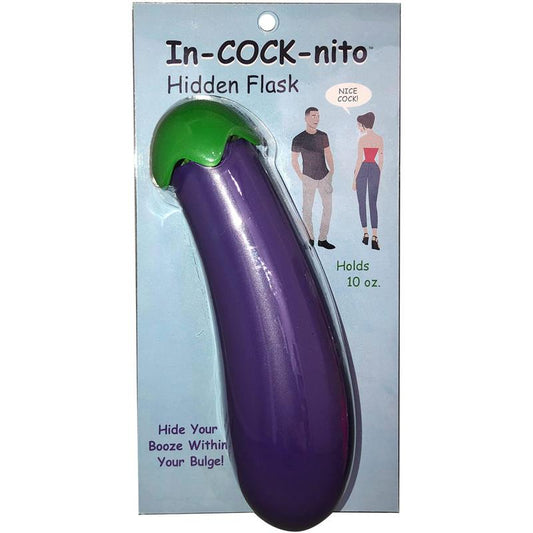 KHEPER GAMES - EGGPLANT SHAPPED BOTTLE IN-COCK-NITO FLASK