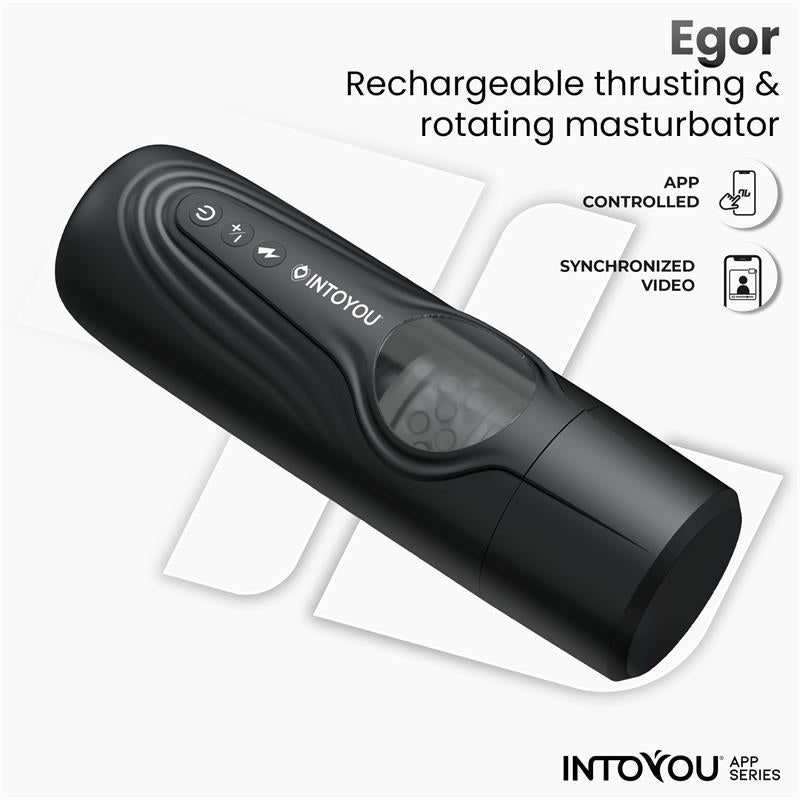 INTOYOU APP SERIES - EGOR THRUSTING AND ROTATING MALE MASTURBATOR WITH APP
