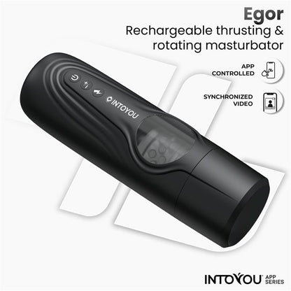 INTOYOU APP SERIES - EGOR THRUSTING AND ROTATING MALE MASTURBATOR WITH APP