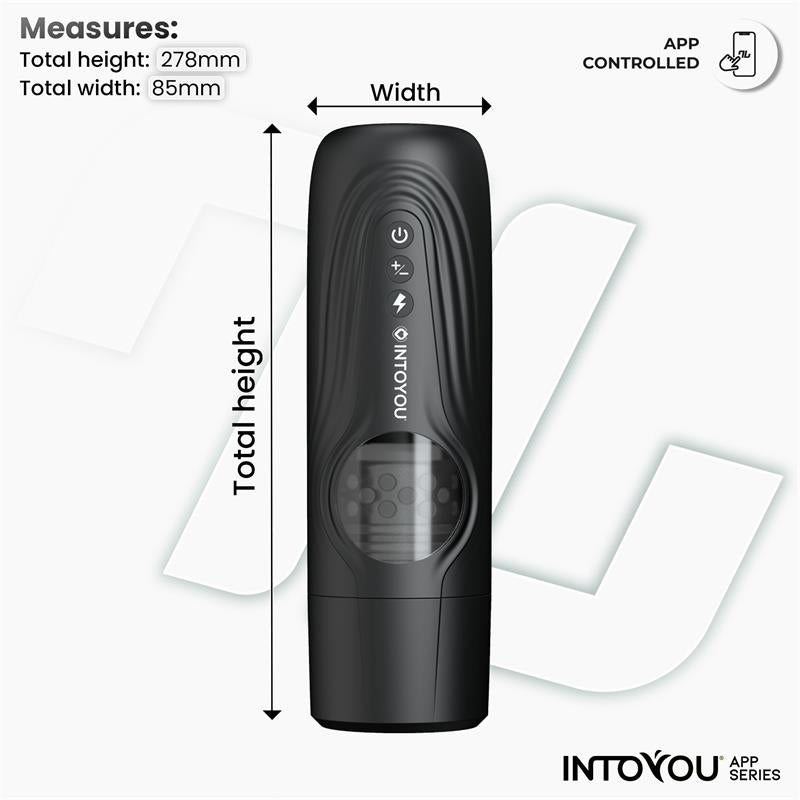INTOYOU APP SERIES - EGOR THRUSTING AND ROTATING MALE MASTURBATOR WITH APP