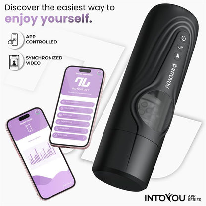 INTOYOU APP SERIES - EGOR THRUSTING AND ROTATING MALE MASTURBATOR WITH APP