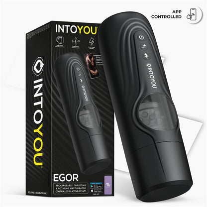 INTOYOU APP SERIES - EGOR THRUSTING AND ROTATING MALE MASTURBATOR WITH APP